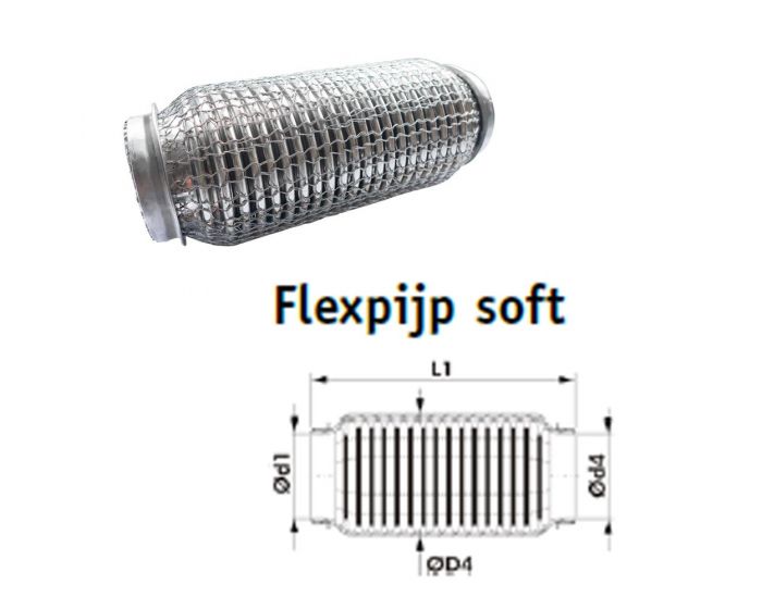 Pièce-flexible-Softflex-40,7-40-mm-/-200-mm